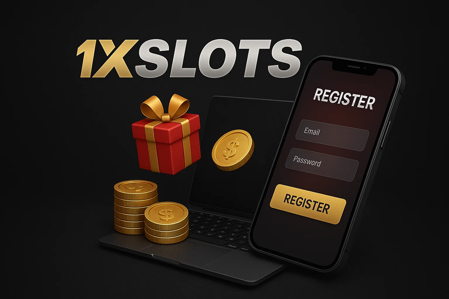 ¿Cómo registrarse en 1xSlots y obtener un bono?