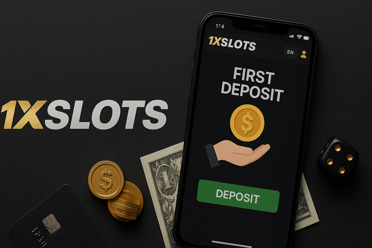 ¿Cómo realizar el primer depósito en 1xSlots?