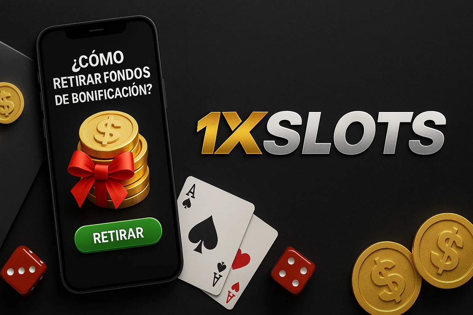 ¿Cómo retirar fondos de bonificación en 1xSlots?
