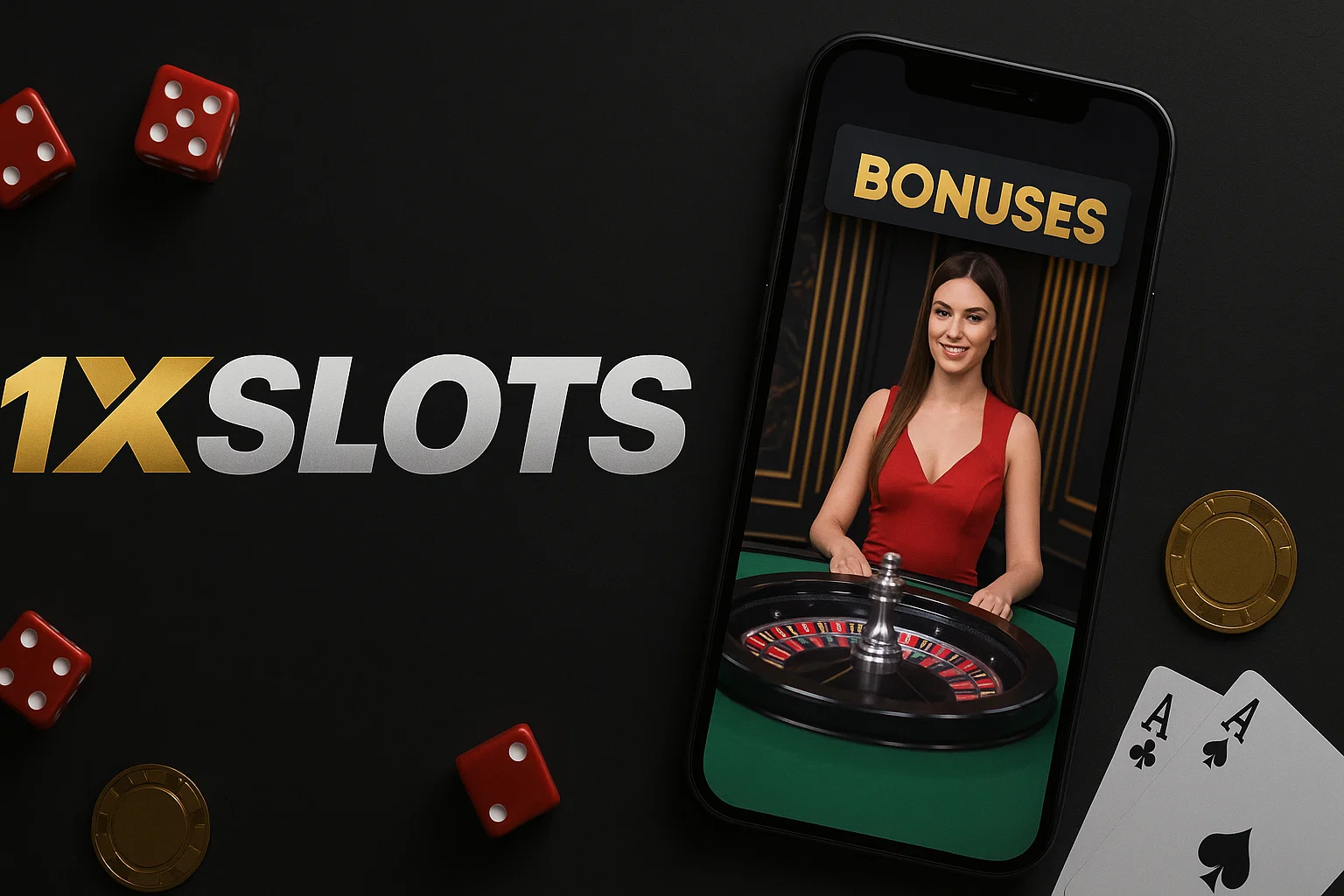 Bonos de bienvenida del casino en vivo de 1xSlots
