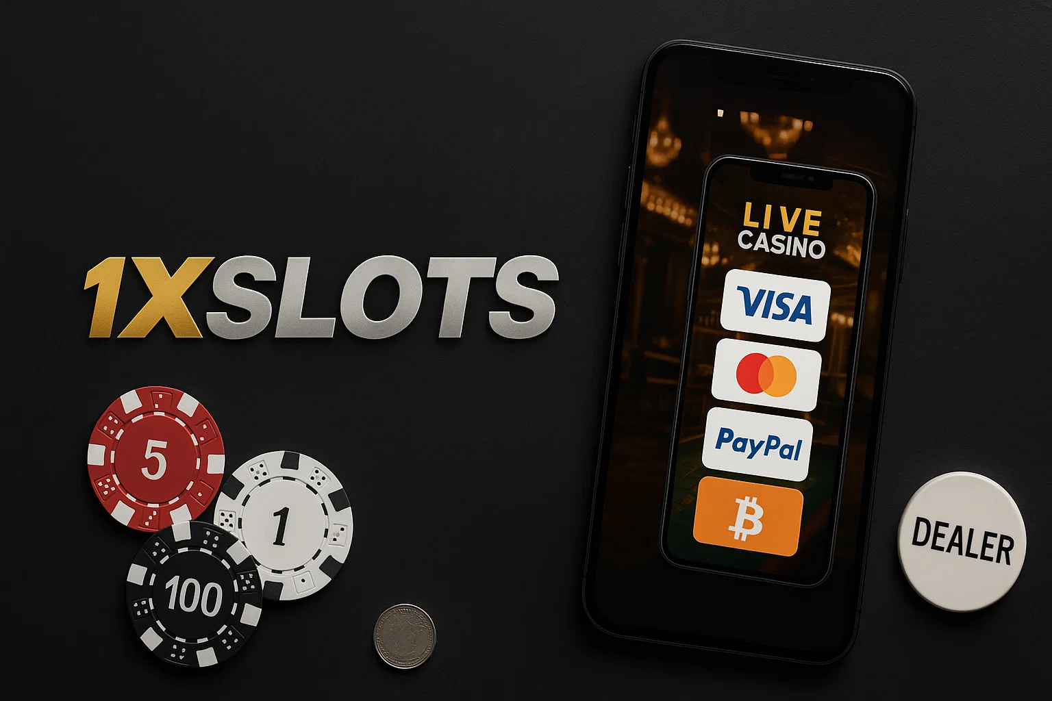 ¿Qué métodos de pago se aceptan en 1xSlots Live Casino?