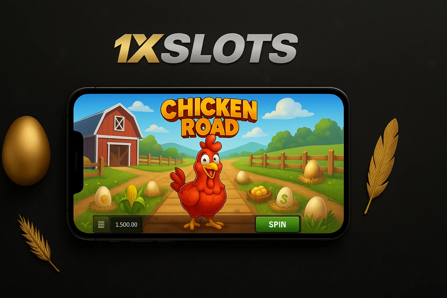 Chiken Road en 1xSlots Argentina para jugar y ganar