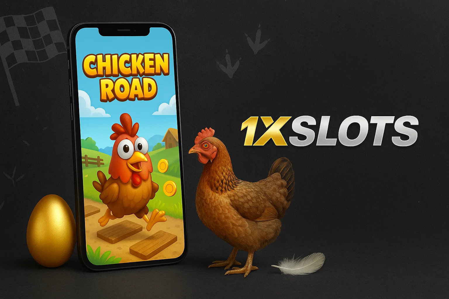 Ventajas de jugar Chiken Road en 1xSlots