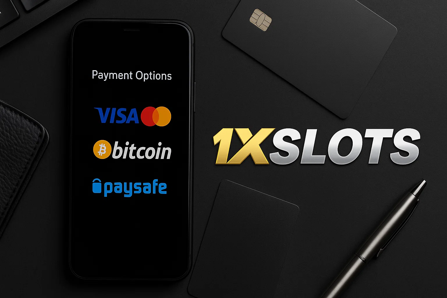 Opciones de pago disponibles en 1xSlots