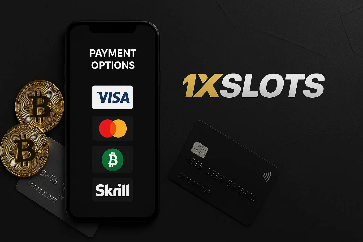 Opciones de pago disponibles en 1xSlots
