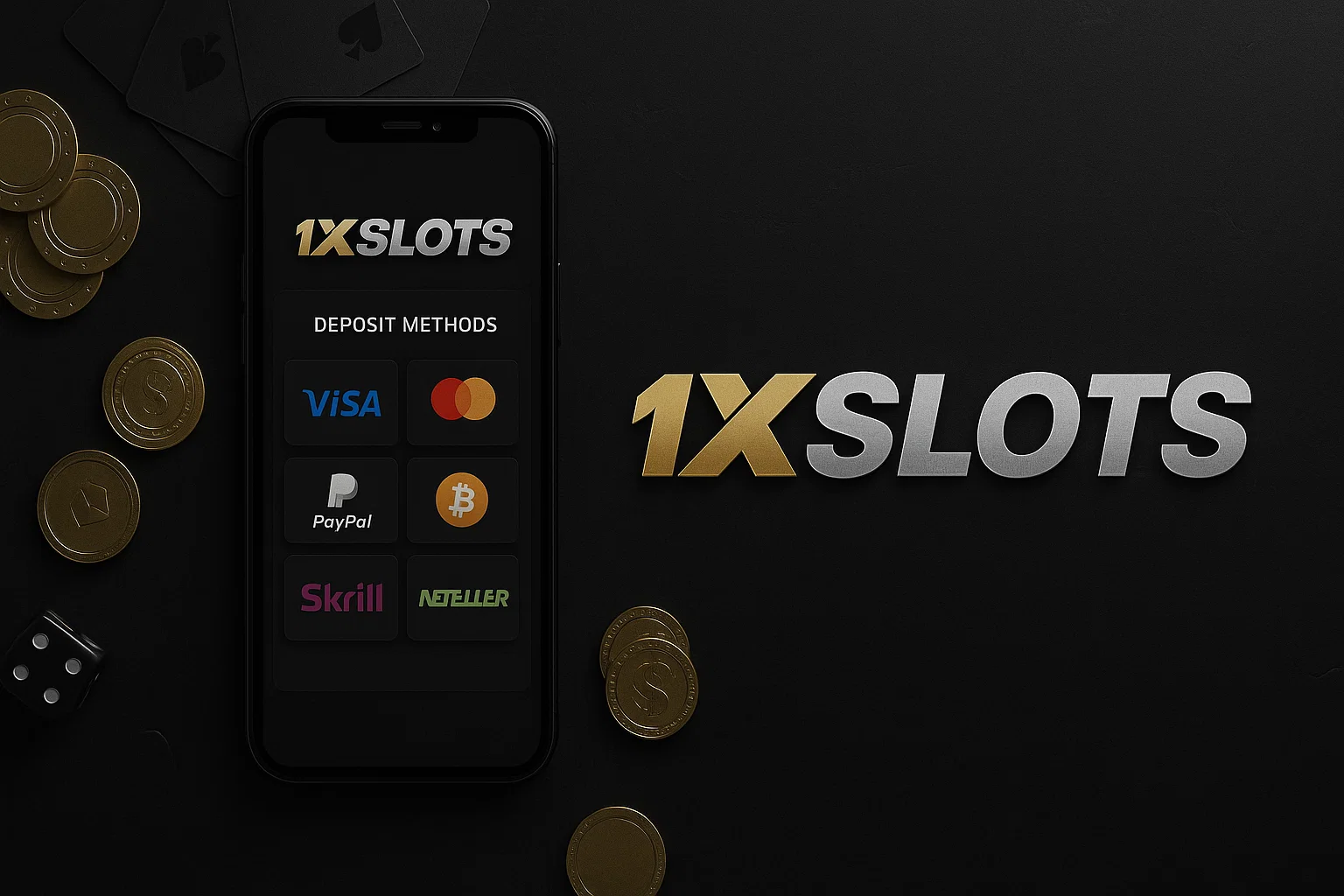 Métodos de depósito disponibles en 1xSlots