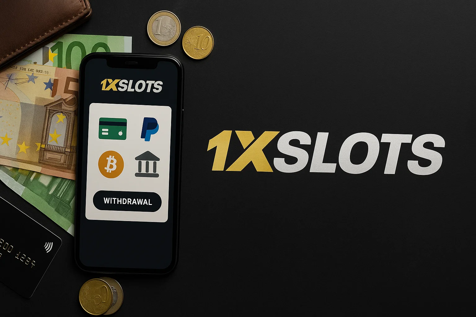 Opciones de retiro disponibles en 1xSlots
