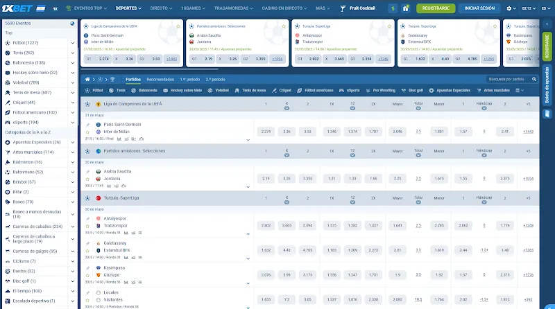 1xbet Argentina depósitos y retiros